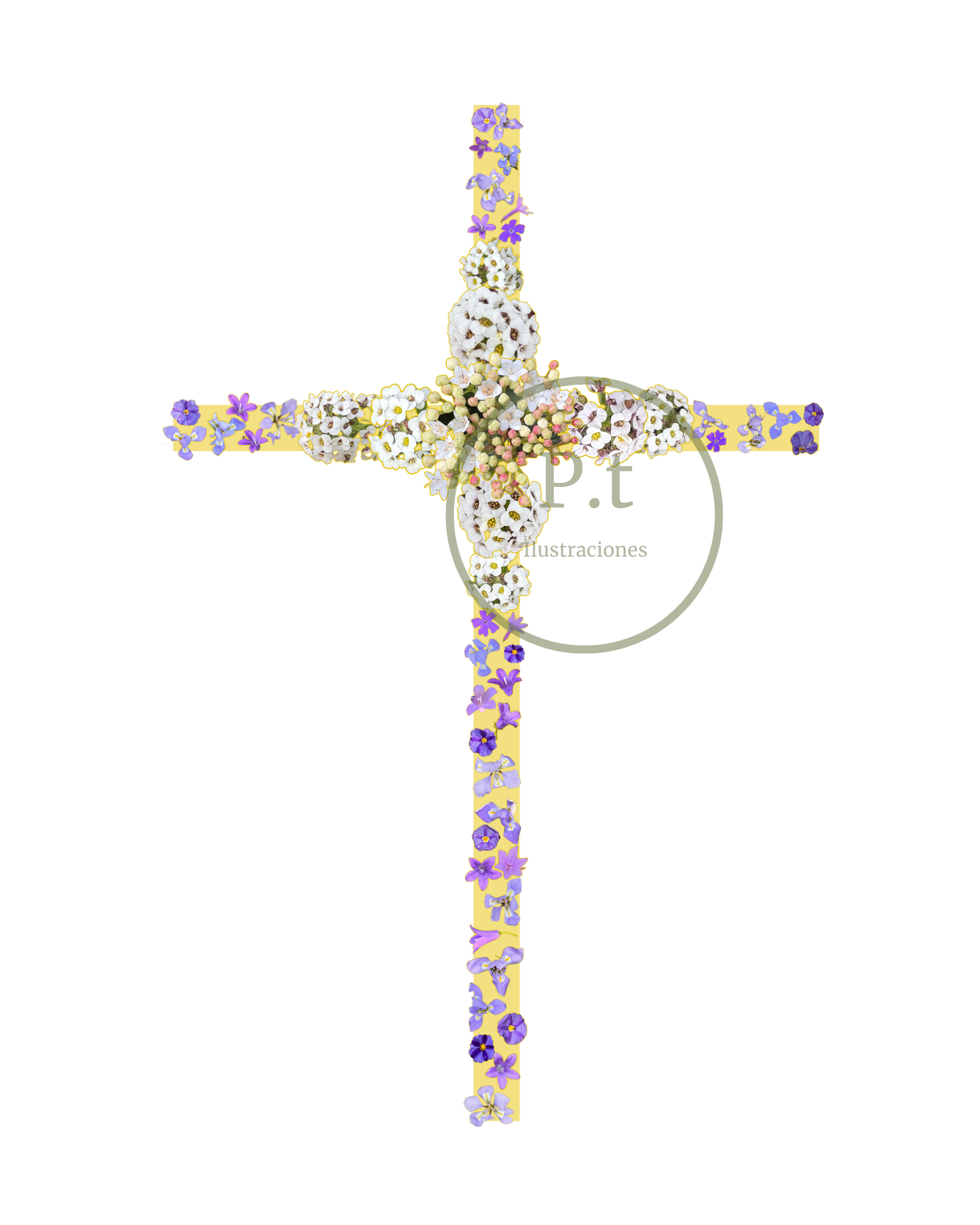 Cruz de Flores en Invierno