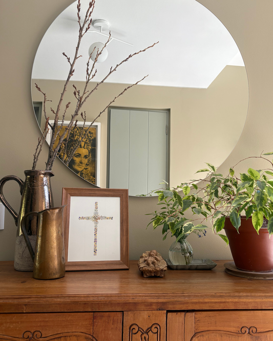 Cruz de Flores en Invierno